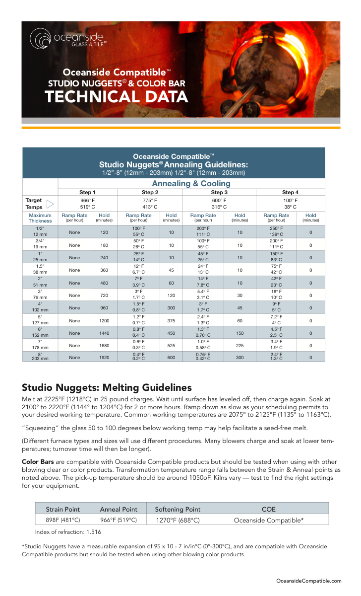 Preview image for Studio Nuggets & Color Bar Technical Data